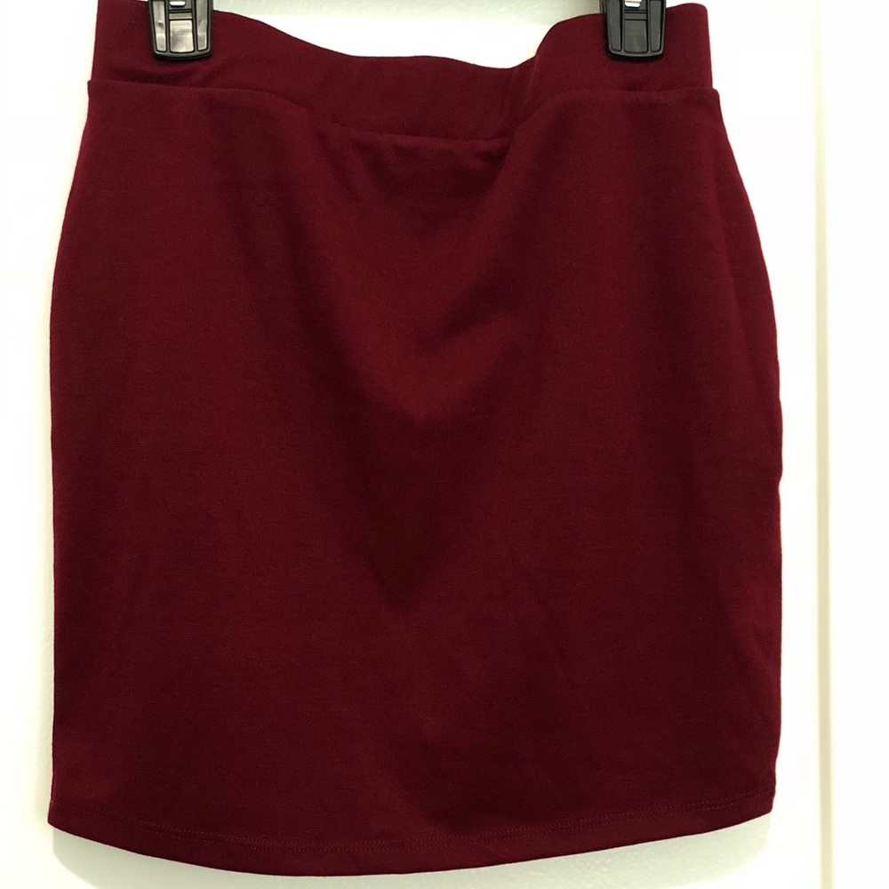 Maroon Cotton On Skirt